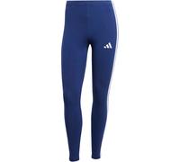 adidas Essentials 3-Streifen Baumwoll Leggings Damen JE0067 - dark blue/white M