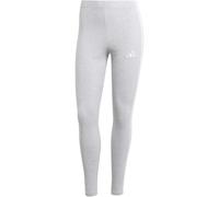 adidas Essentials 3-Streifen Baumwoll Leggings Damen JE0075 - light grey heather/white XS