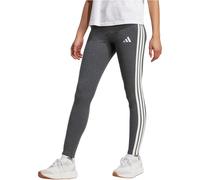 adidas Essentials 3-Streifen Baumwoll Leggings Damen JZ3299 - dark grey heather/white XL