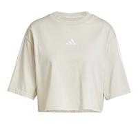 Adidas Kurzarm-T-Shirt Essentials 3-Stripes Cotton Loose L Wonder Alumina/White