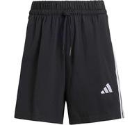 adidas Essentials 3-Streifen Baumwoll Sweatshorts Damen JD0908 - black/white S