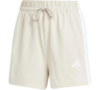 adidas Essentials 3-Streifen Baumwoll Sweatshorts Damen JE1195 - wonder alumina/white XS