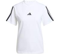 adidas Essentials Cotton 3 Stripes Damen T-Shirt weiß/schwarz - XL