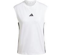 adidas Essentials 3-Streifen Baumwoll Tanktop Damen JD4985 - white/black S