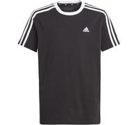 Adidas Essentials 3-Streifen Cotton Loose Fit Boyfriend Mädchen T-Shirt, schwarz 164