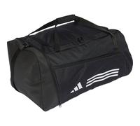 adidas Unisex Essentials 3-Stripes Duffel Bag, Black/White, L