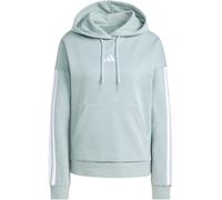 Adidas Fleece-Hoodie Essentials 3-Streifen KC5160 Damen Wonder Sage/White L