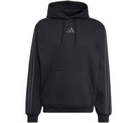 Kapuzensweatshirt ADIDAS SPORTSWEAR "M 3S FL HD", Herren, Gr. XL, schwarz (schwarz, carbon), Obermaterial: 70% Baumwolle, 30% Polyester, normal, Rundhals, angesetztes Bündchen, Sweatshirts (81320638-X