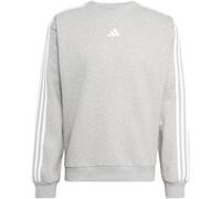 adidas - Essentials 3-Stripes Fleece Sweatshirt - Pullover, Gr. XL, grau (MediumGreyHeather/White)