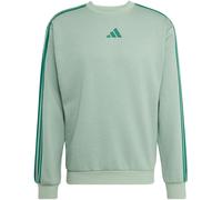 Sweatshirt ADIDAS SPORTSWEAR "M 3S FL SWT", Herren, Gr. XXL, silber grün, collegiate grün, Obermaterial: 70% Baumwolle, 30% Polyester, normal, Rundhals, angesetztes Bündchen, Sweatshirts Sweatshirt (4