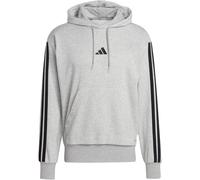 adidas Essentials 3-Streifen French Terry Hoodie Herren JD1871 - medium grey heather/black XL
