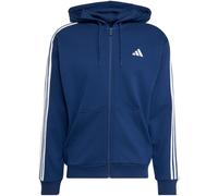 Essentials 3-Streifen French Terry Kapuzenjacke Team Navy Blue 2 / White M
