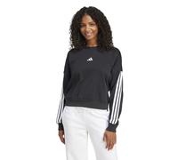 adidas Essentials 3-Streifen French Terry Sweatshirt Damen JE0016 - black/white L