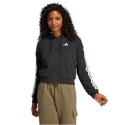 adidas Essentials 3-Streifen French Terry Sweatjacke Damen JE0052 - black/white XXS