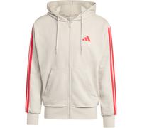 adidas Essentials 3-Streifen French Terry Sweatjacke Herren KD4902 - wonder alumina/pure ruby XL
