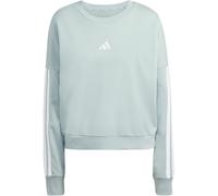 adidas Essentials 3-Streifen French Terry Sweatshirt Damen KC5210 - wonder sage/white M