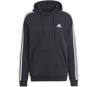 adidas ESSENTIALS 3-STREIFEN Herren Kapuzenpullover schwarz/weiß, M
