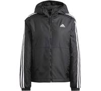 Adidas Essentials 3-Streifen Insulated Hooded Jacke Damen Jacke, schwarz S