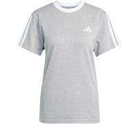 Adidas Essentials 3 Stripes Boyfriend Kurzarm-t-shirt M Medium Grey Heather