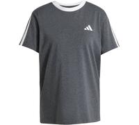 adidas Essentials 3-Streifen Loose Fit T-Shirt Damen JZ3310 - dark grey heather L