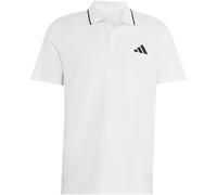 Poloshirt ADIDAS SPORTSWEAR "ESSENTIALS 3-STREIFEN PIKEE", Herren, Gr. S, weiß, schwarz, Obermaterial: 100% Baumwolle, Shirts (12010608-S) weiß, schwarz