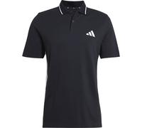 adidas Essentials 3-Streifen Piqué Poloshirt Herren JE6380 - black/white XL