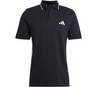 adidas Essentials 3-Streifen Piqué Poloshirt Herren JE6380 - black/white 3XL