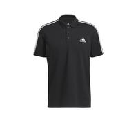 adidas Essentials 3-Streifen Poloshirt Baumwolle Herren - schwarz - Größe S Größe:S