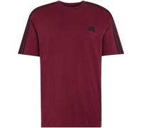 adidas Essentials 3-Streifen Single Jersey Left Chest Branded T-Shirt Herren KY4120 - team maroon 2/black 4XL