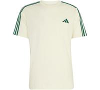 adidas Essentials 3-Streifen Single Jersey Left Chest Branded T-Shirt Herren KY4122 - ivory/collegiate green XXL