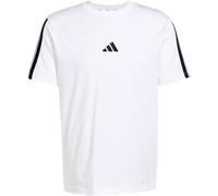 adidas Essentials Single Jersey 3-Stripes T-Shirt weiß/schwarz - L