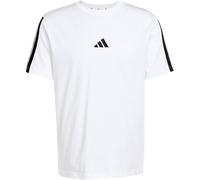 adidas Essentials Single Jersey 3-Stripes T-Shirt weiß/schwarz - S