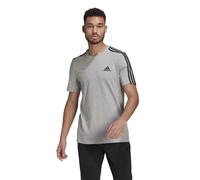 adidas Essentials 3 Streifen SJ T-Shirt Herren Legend grau GL3735 2XL
