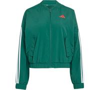 adidas Essentials 3-Streifen Woven Windbreaker Damen KD9484 - team dark green/white L