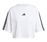 Adidas Essentials 3 Stripes Cotton Loose Kurzarm-t-shirt S White / Black