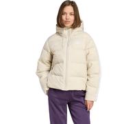 Winterjacke ADIDAS SPORTSWEAR "W ESS 3S P D HO", Damen, Gr. M, grau (wonder aluminium), Obermaterial: 100% Polyamid. Wattierung: 80% Entendaune, 20% Federn, Jacken (30172955-M) wonder aluminium