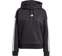 Adidas Essentials 3 Stripes Fleece Kapuzenpullover S Black / White