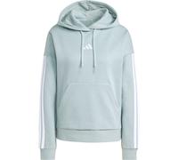 adidas Essentials 3-STRIPES Fleece Hoodie wonder sage-white (AED6) M