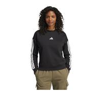 Adidas Essentials 3 Stripes Fleece Sweatshirt S Black / White