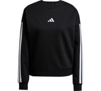 adidas Essentials Fleece 3S Damen Sweatshirt pechschwarz/weiß - L
