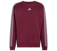 adidas - Essentials 3-Stripes Fleece Sweatshirt - Pullover, Gr. S, rot (TeamMaroon2/Slate)