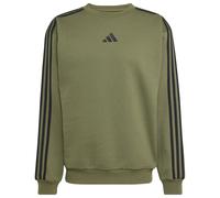 adidas - Essentials 3-Stripes Fleece Sweatshirt - Pullover, Gr. XXL, oliv (OliveFour/Black)