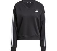 Adidas Essentials 3 Stripes French Terry V-neck Sweatshirt 2XL Black / White