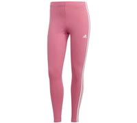 adidas Damen Essentials 3-Stripes High-Waisted Single Jersey Leggings, Pulse Magenta/White, XS