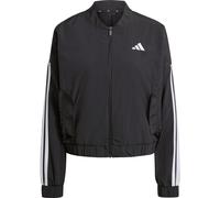 Adidas Bomberjacke Essentials 3-Streifen Woven Damen schwarz/weiß XL