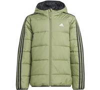 Adidas Essentials 3-Stripes Padded Kinder Jacke, grün 176