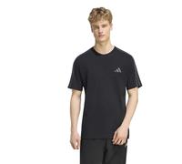 adidas Essentials 3-Streifen Single Jersey Left Chest Branded T-Shirt Herren KY4110 - black/carbon S
