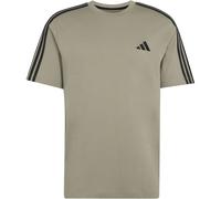 Adidas Essentials 3-Stripes Single Left Chest Branded Herren T-Shirt, grün XL
