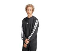 adidas Herren Essential Three Stripes French Terry Sweatshirt, Black/White, XXL