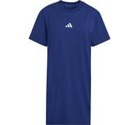 ESSENTIALS 3-STREIFEN-T-SHIRT-KLEID Dark Blue / White 2XL